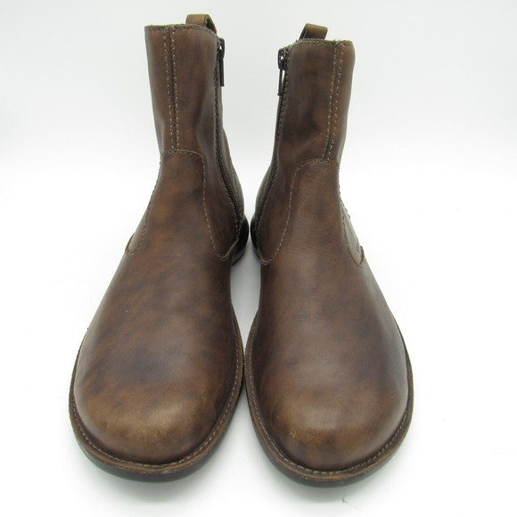 Merrell Womens Sz 6.5 Tetra Catch J45008 Brown Leather Waterproof Chelsea Boots - Picture 3 of 9